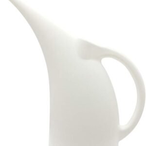 Watering Can for Indoor and Outdoor Plants - 1/2 Gallon - White Color