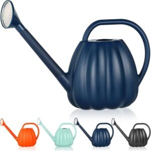 1 Gallon Watering Can, Bottle for Watering Indoor Outdoor Plants, with Removable Long Spout and Stainless Steel Shower Head