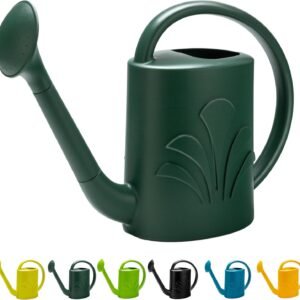 1 Gallon Watering Can Outdoor, Watering Can for Indoor & Outdoor Plants, Flower with Detachable Sprinkler Head